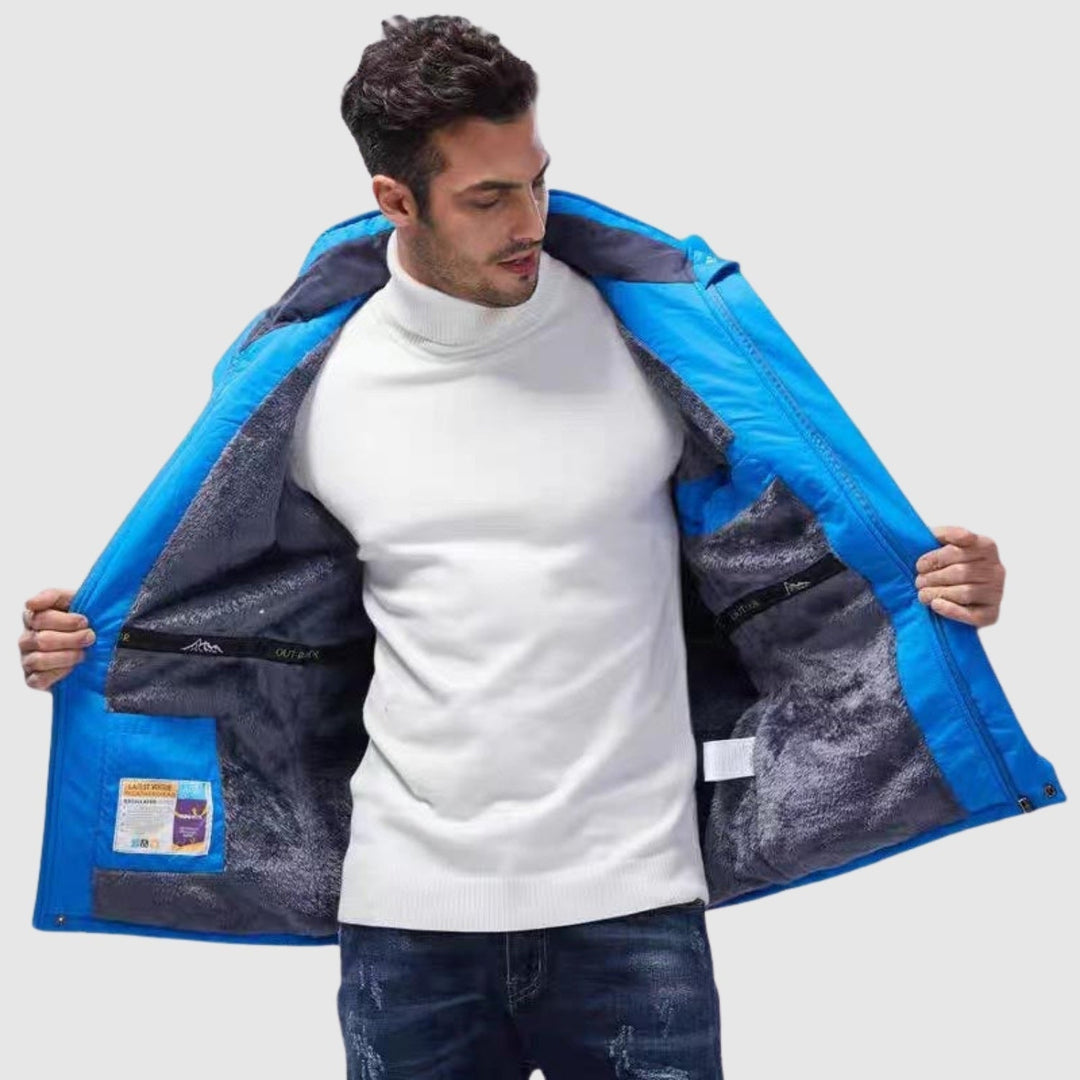 Václav – Nepromokavá Zimní Bunda do Přírody s Fleecovou Podšívkou