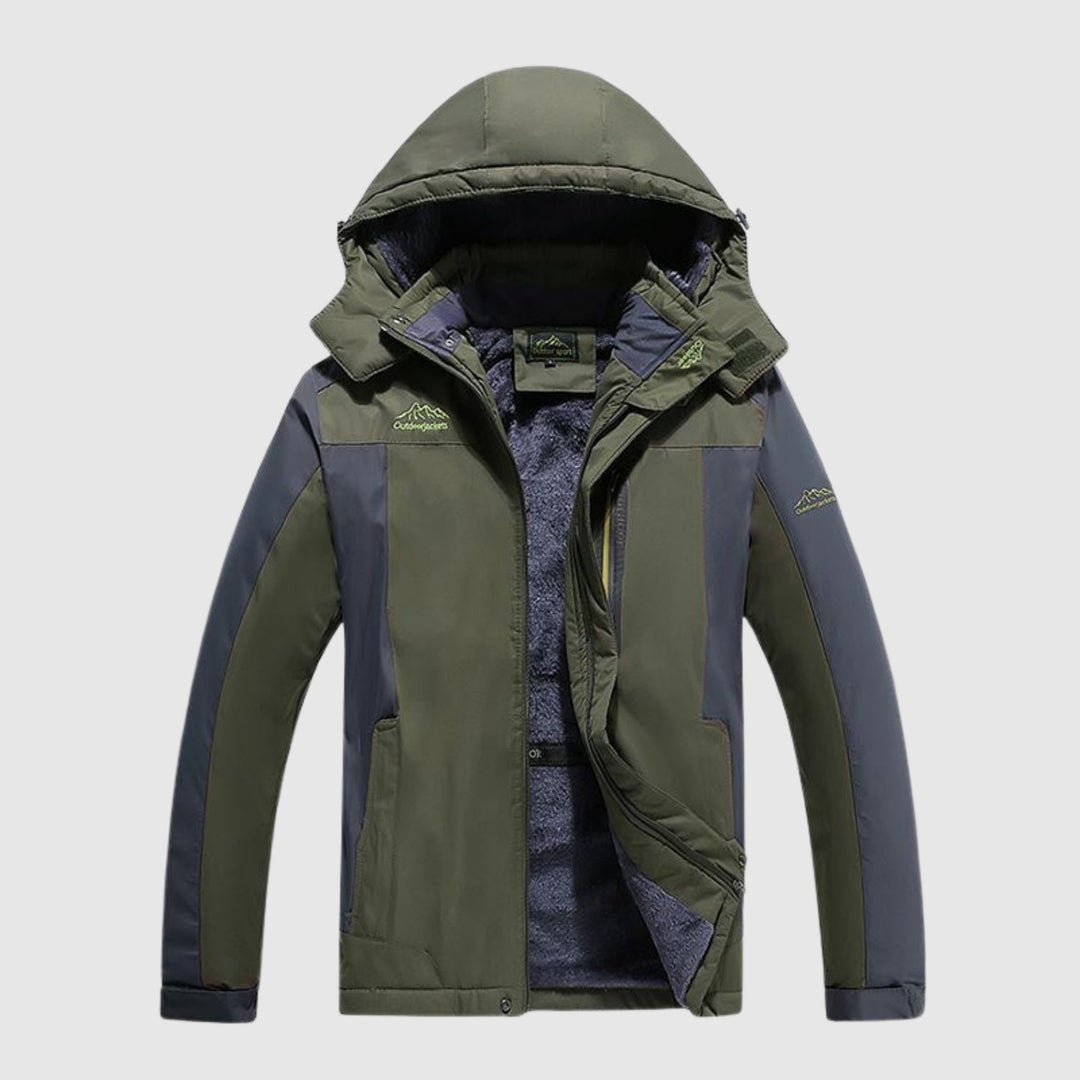 Václav – Nepromokavá Zimní Bunda do Přírody s Fleecovou Podšívkou